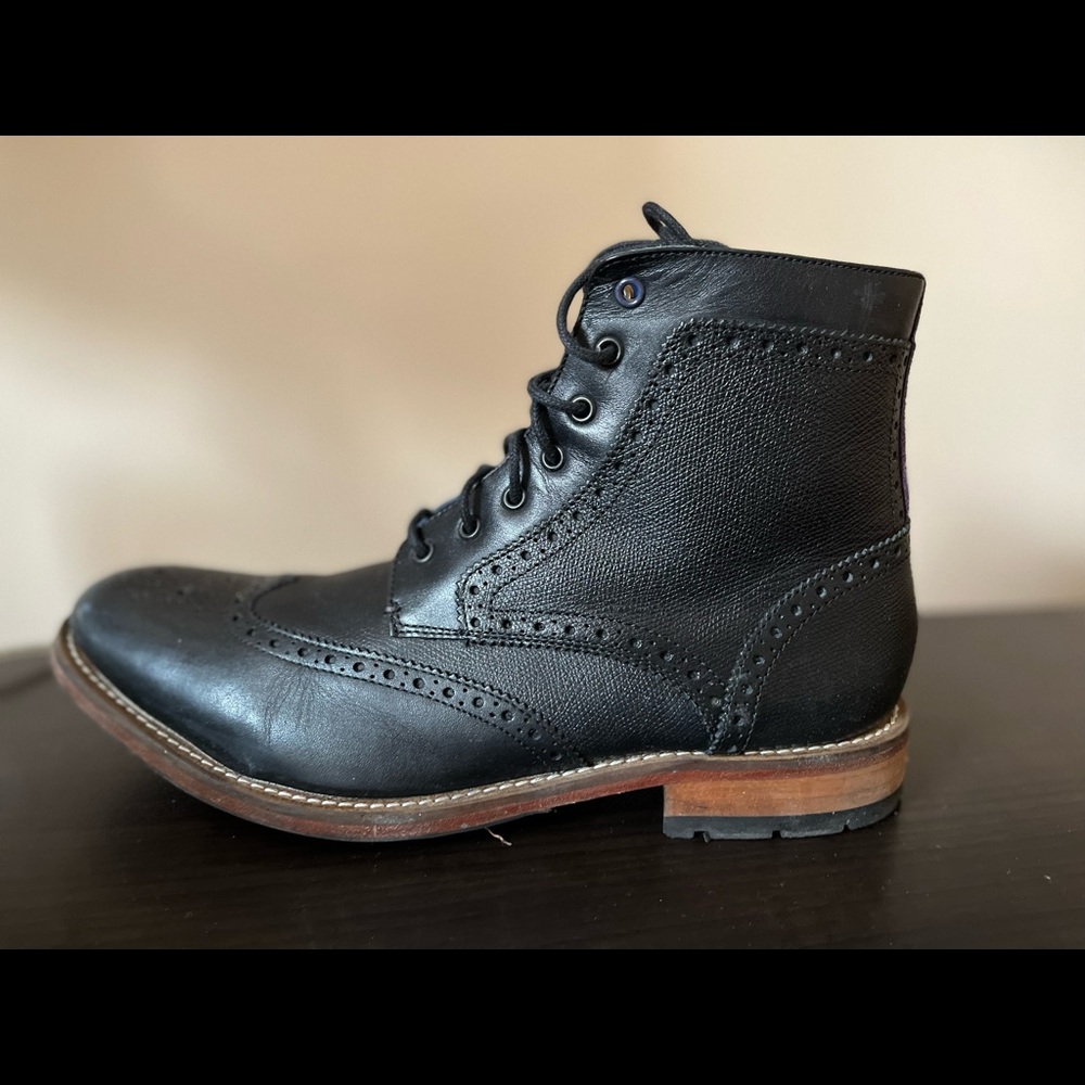 Male classy, sexy cool black boots.